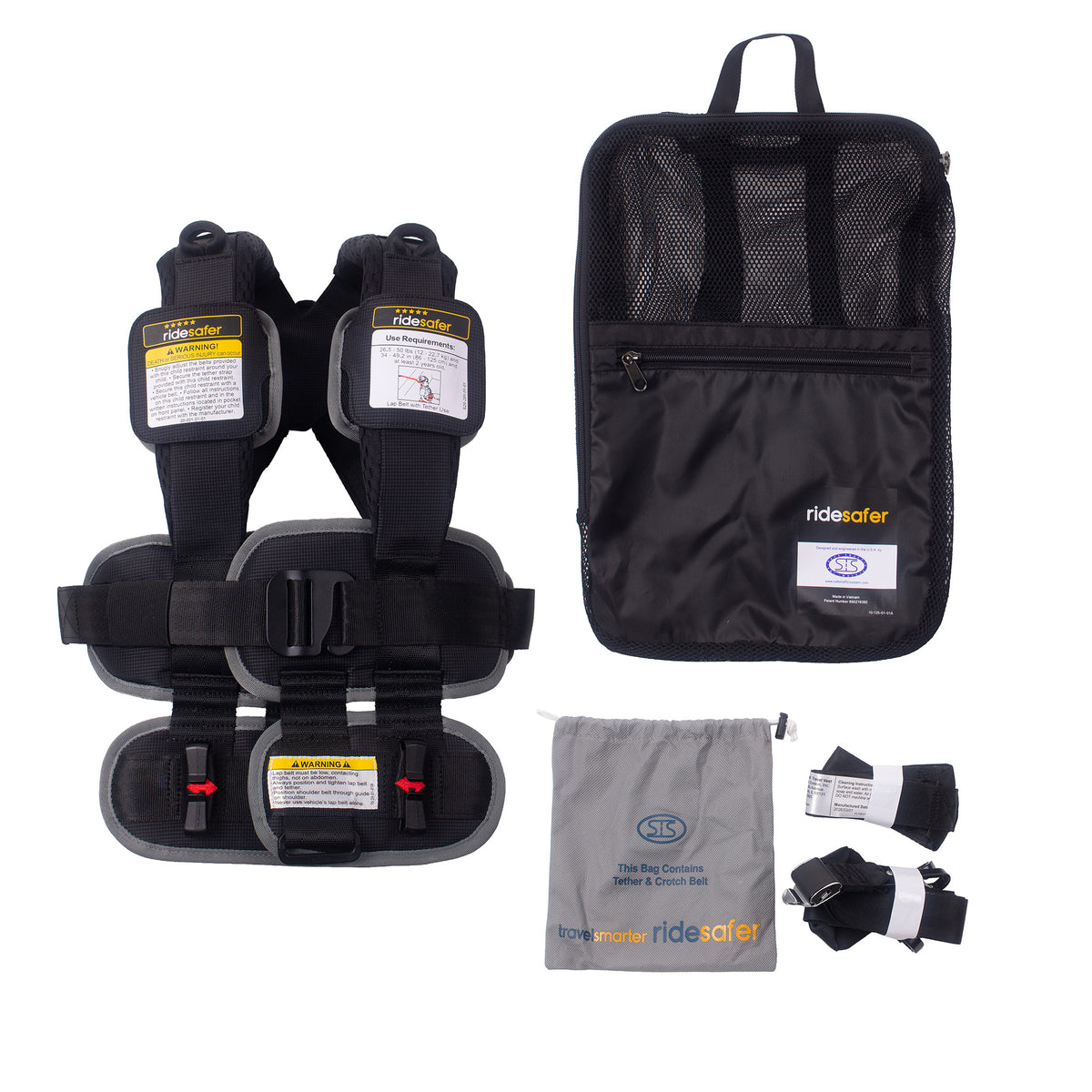 RideSafer GEN6 Travel Vest Delight (S-XL)