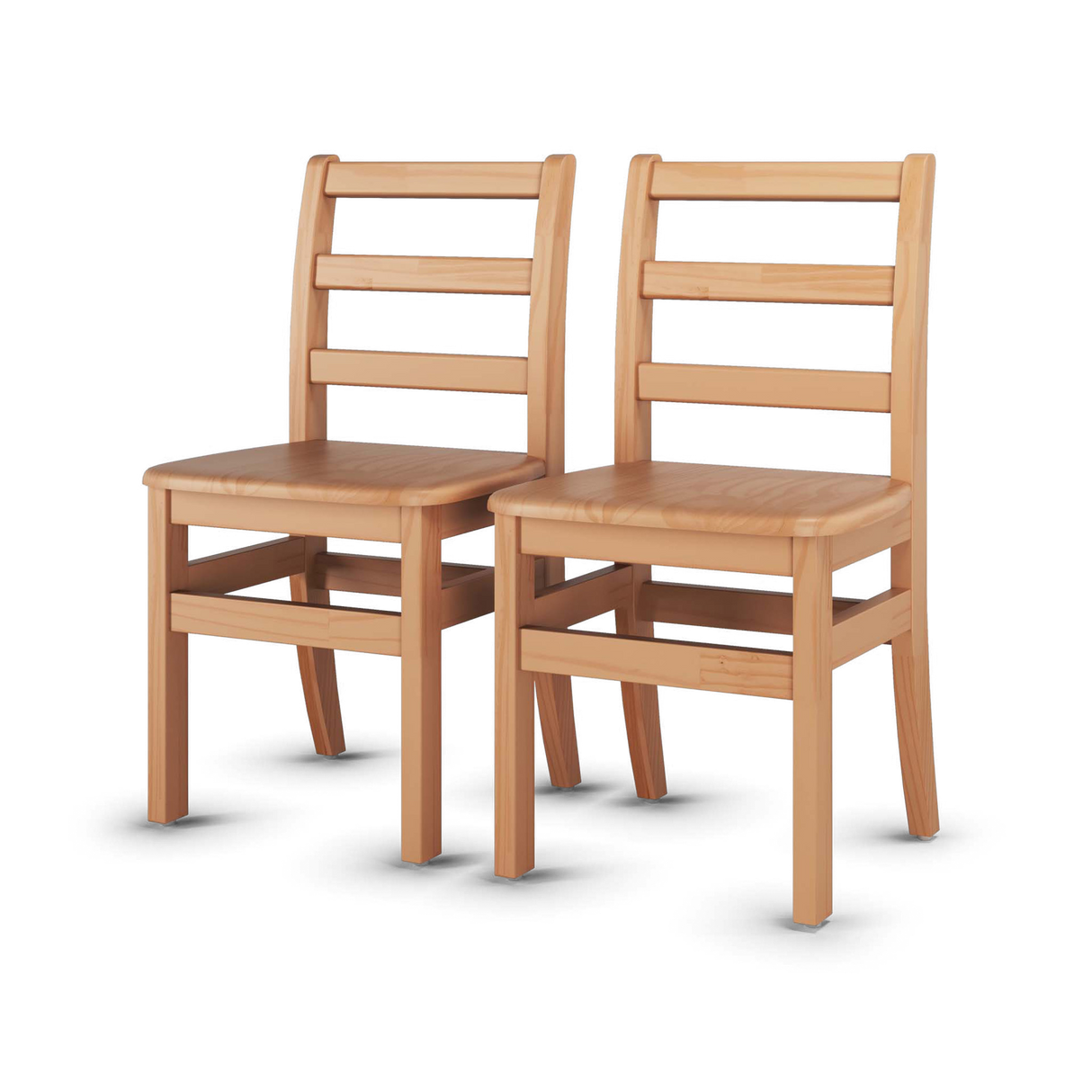 Little Scholars Kids School Chairs, 2pk