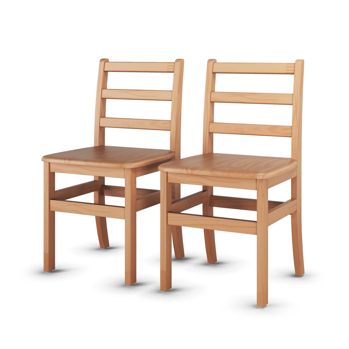 Little Scholars Kids School Chairs, 2pk