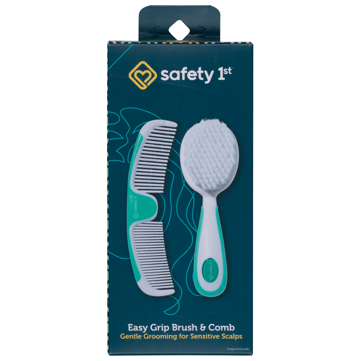 Safety 1st brush and comb set packaging