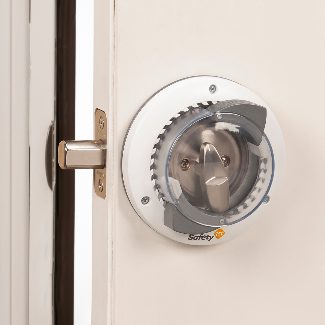 deadbolt lock on a door