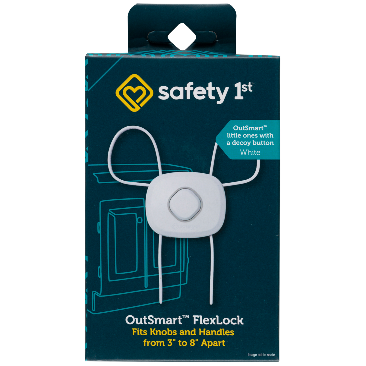 Safety 1st OutSmart FlexLock packaging on a white background