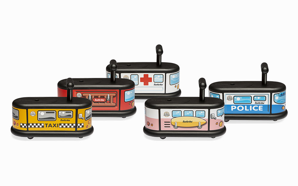 La Cosa Ride-On - Set of 4, Vehicles (Firetruck, Ambulance, Police, Taxi)