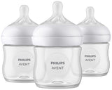 Philips Avent Natural 4 oz Clear Bottle 3pk Case of 6