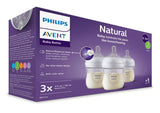 Philips Avent Natural 4 oz Clear Bottle 3pk Case of 6