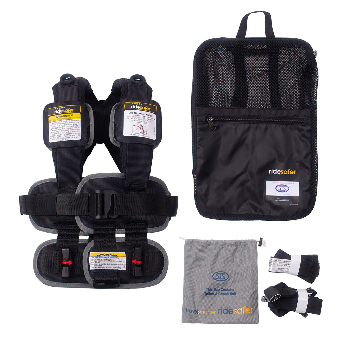 RideSafer GEN6 Travel Vest Delight (S-XL)