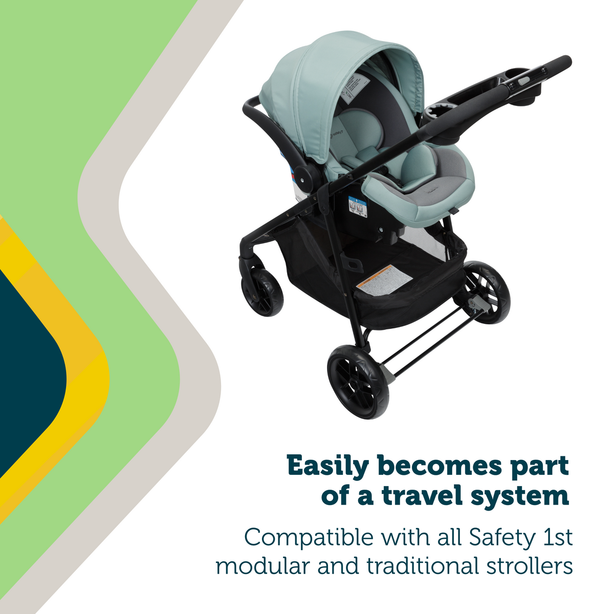 Safety 1st® onBoard™ Slide DLX Infant Car Seat featuring SafetySlide™ Base