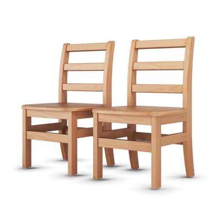 Little Scholars Kids School Chairs, 2pk