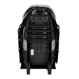 back of a car seat on a white background