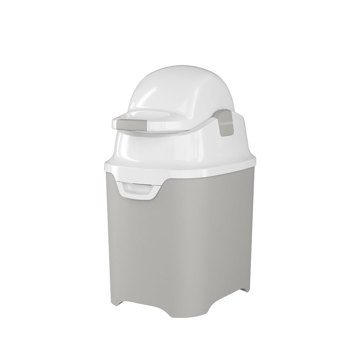 Foundations Mini Diaper Pail odorless in gray