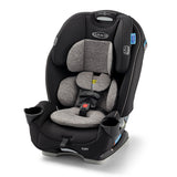 Graco car seat with gray interior on a white background