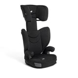 Black car seat on a white background