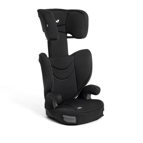 Black car seat on a white background