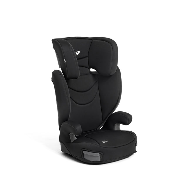 Black car seat on a white background