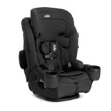 Black car seat with Joie branding on a white background