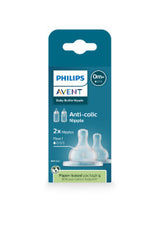 Philips Avent anti-colic bottle nipple packaging on a white background