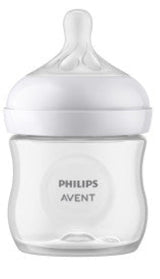 Philips Avent baby bottle on a white background