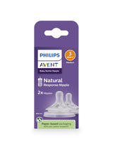 Philips Avent Natural Response Nipple Flows 1-5, 2pk Case of 12