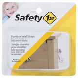 Safety 1st furniture wall straps packaging with a child's face on the top left corner.