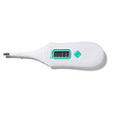 Digital thermometer on a white background